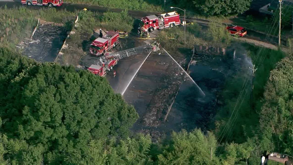 Abandoned apartment fire on Candler Road causes heavy traffic delays