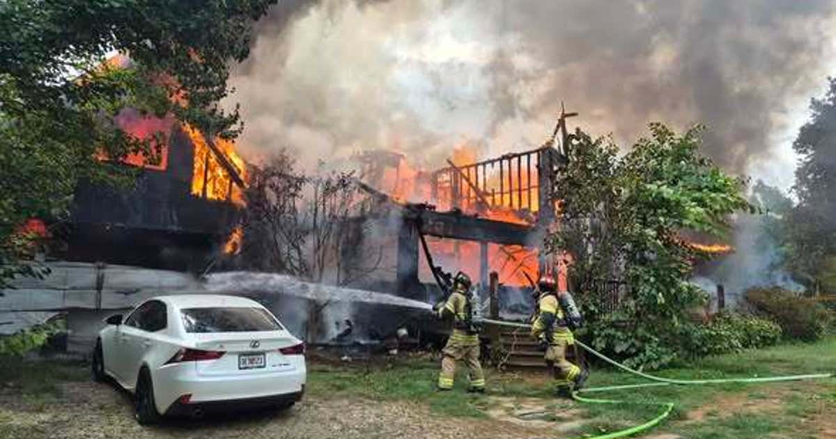 Union County home a total loss after massive Tuesday fire | FOX 5 Atlanta