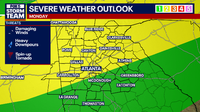 Storms with tornado risk expected in metro Atlanta Monday