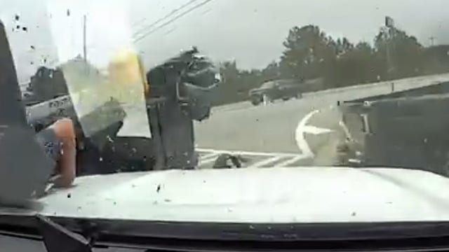 Watch | Dashcam captures child ejected in Gwinnett crash
