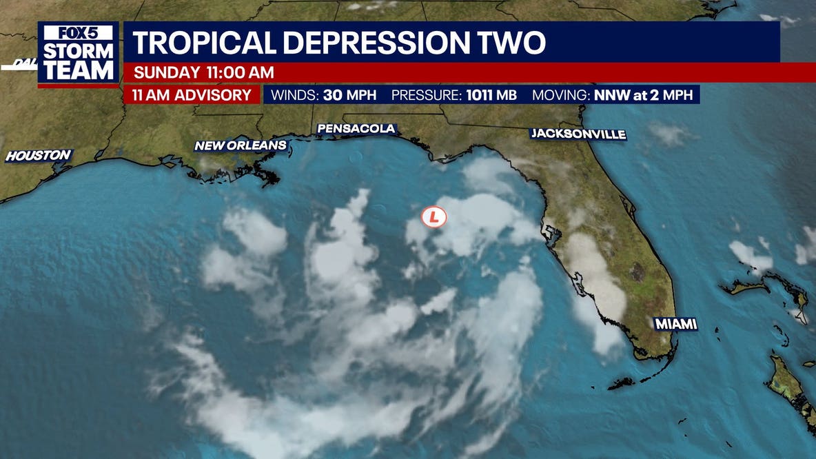 Tropical depression forms in Gulf: What to expect this week