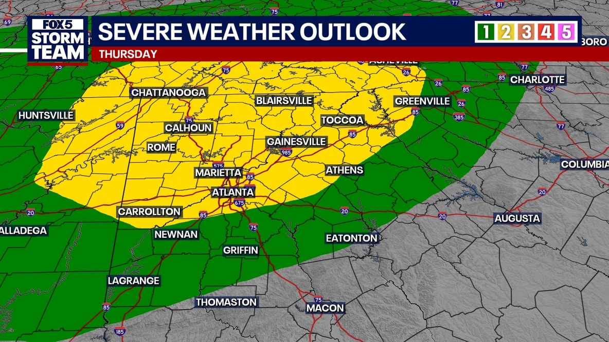 Atlanta weather: Dangerous heat, severe storm threat continues Thursday