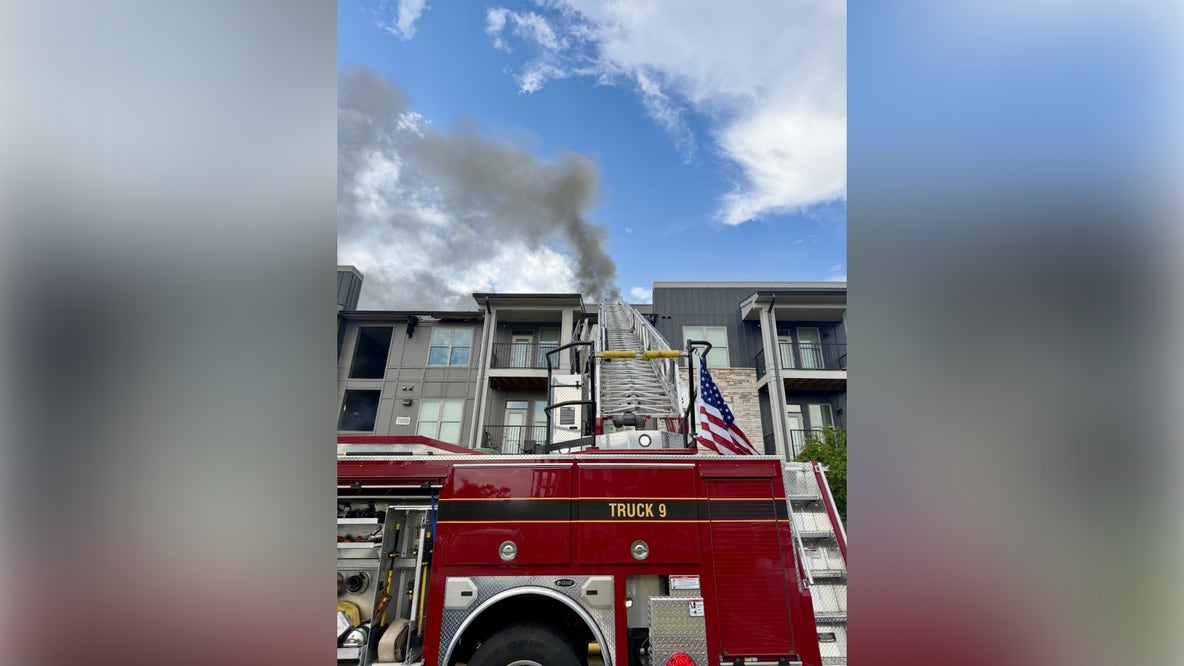 Lightning hits Accent Overlook Apartments causing Canton fire