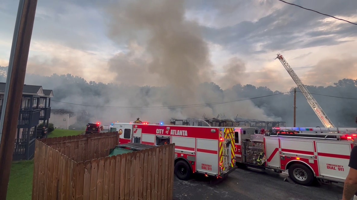 Residents pulled from southwest Atlanta apartments during 2-alarm fire