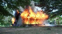 Fire officials investigating blaze that destroyed Hall County home