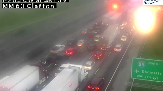 Lanes reopen on I-285 after fiery multi-vehicle crash
