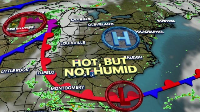 Atlanta weather: Low humidity, sunshine before weekend storms move in