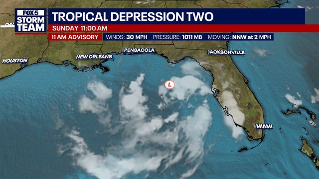 Tropical Storm Watch active as depression threatens Gulf Coast