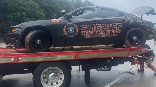 School resource officer hurt in single-vehicle crash returning from training