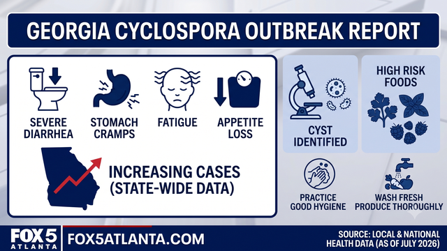 What to know about the spike in Cyclospora cases in Georgia