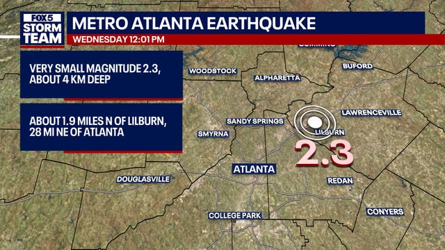 Did you feel it? Small earthquake hits metro Atlanta