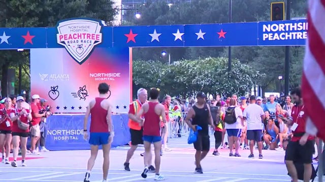 Massive crowds pack 57th annual Peachtree Road Race on Fourth of July