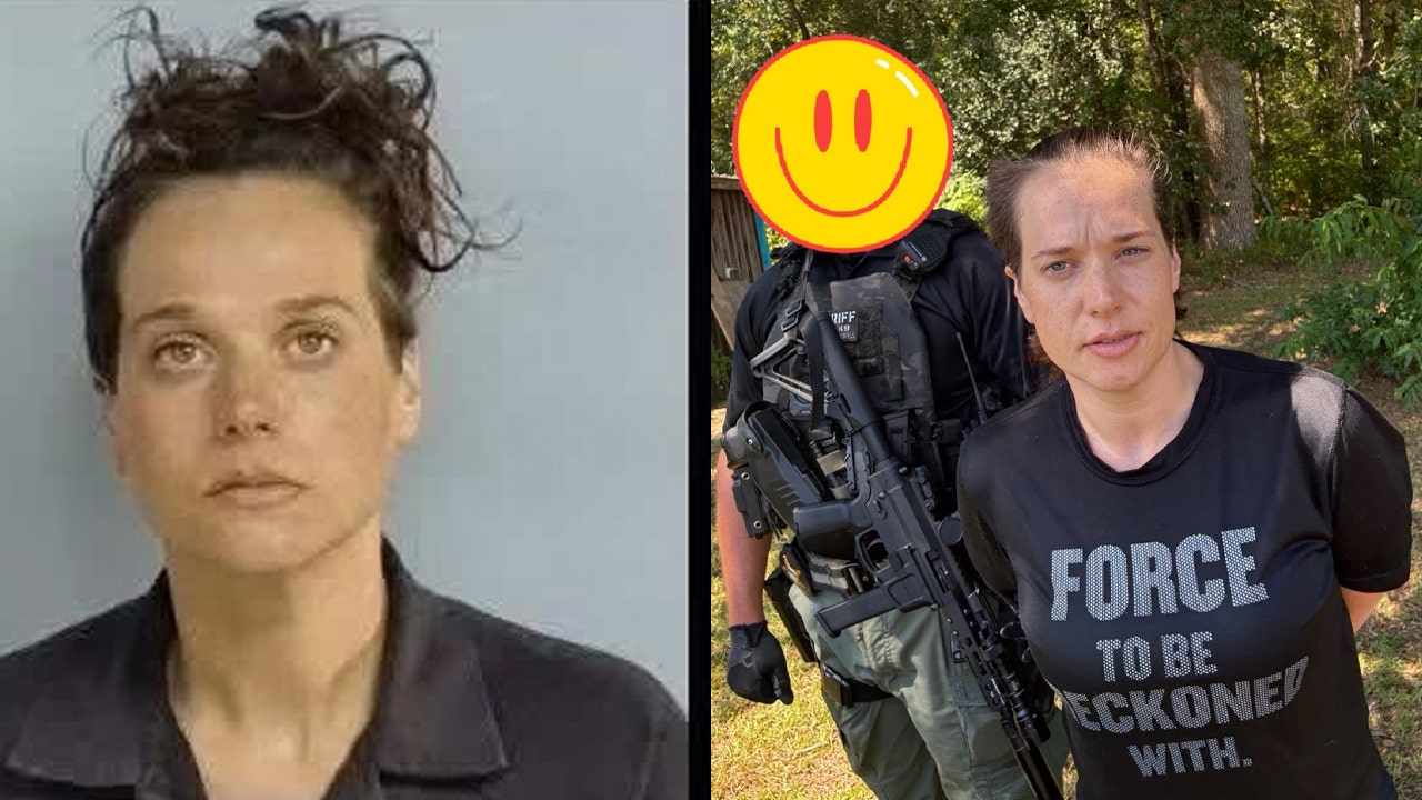 Woman wearing 'Force to be reckoned with' shirt captured in nationwide manhunt