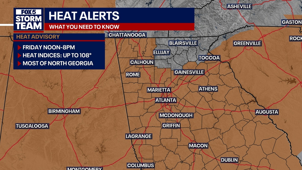 Georgia heat wave: Hottest weather of summer arrives this weekend