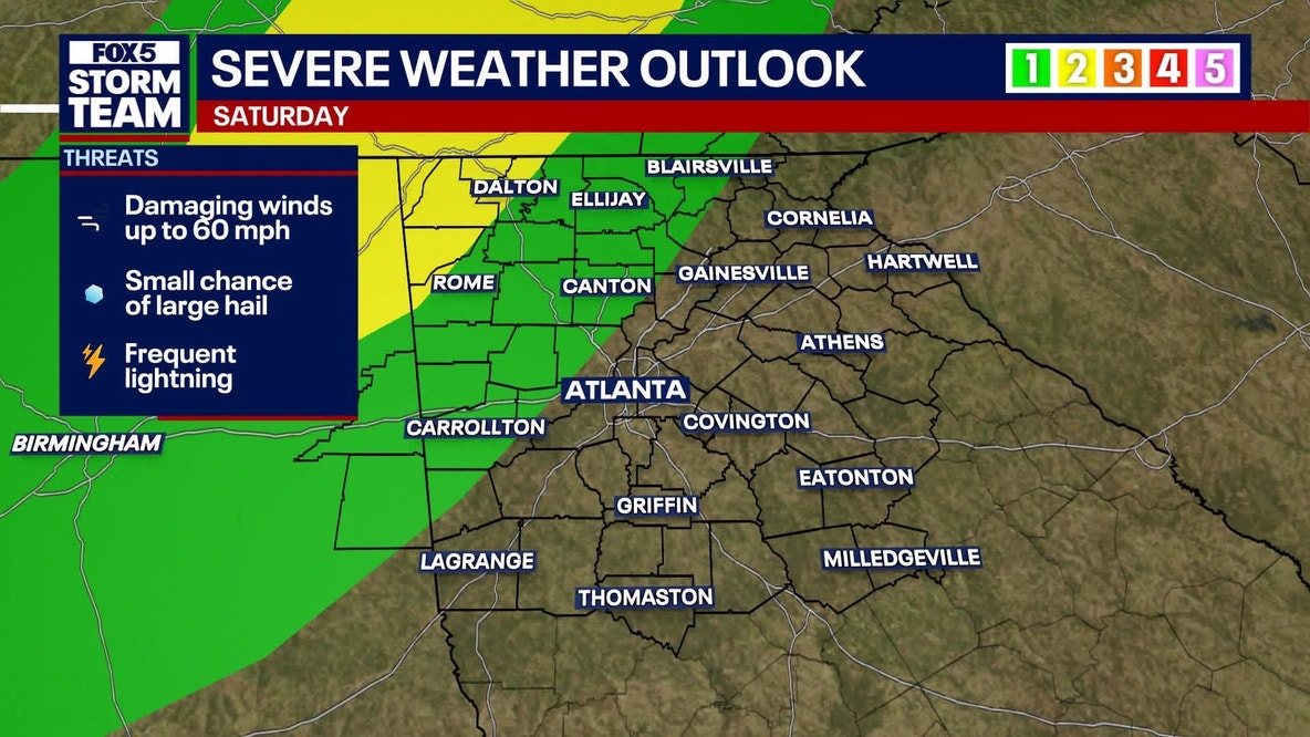 Strong storms, flooding possible for north Georgia this weekend