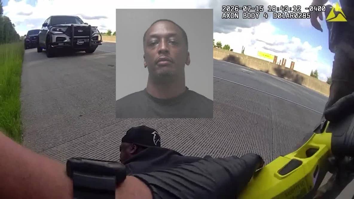 New video shows over 40 pounds of meth found during I-85 traffic stop