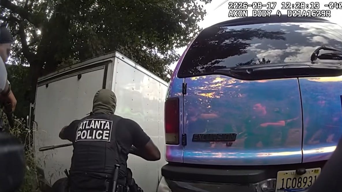 Video shows Atlanta police rescue 2 young girls from trailer
