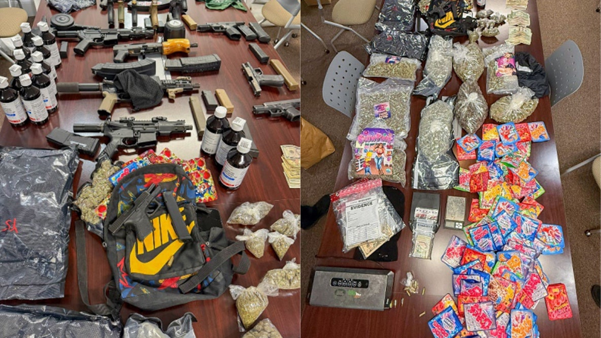 Athens gang unit seizes 6 machine guns, 11 pounds of marijuana in raid