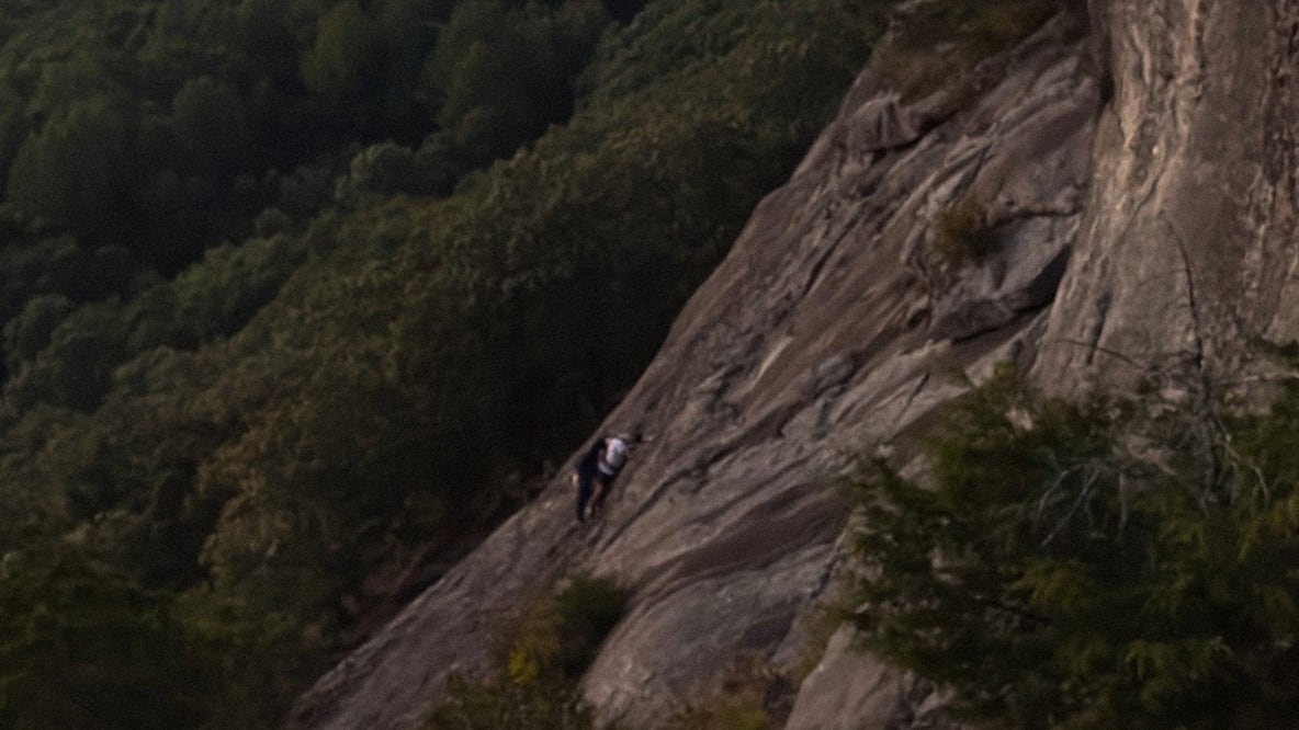 Firefighter repels down Mount Yonah to rescue stranded climber