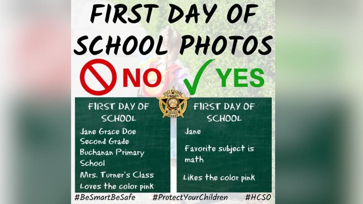 Georgia deputies issue warning on back-to-school photo trends