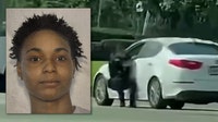 Woman arrested after Covington officer dragged by car