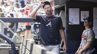 Braves ace Chris Sale tossed before first pitch in New York