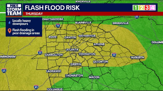 North Georgia weather: Here comes the rain again, starting Thursday