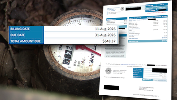 Cobb County family shocked by nearly $700 water bill, 39K-gallon spike