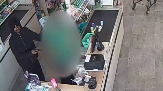 Video shows gunman robbing clerk at southwest Atlanta store