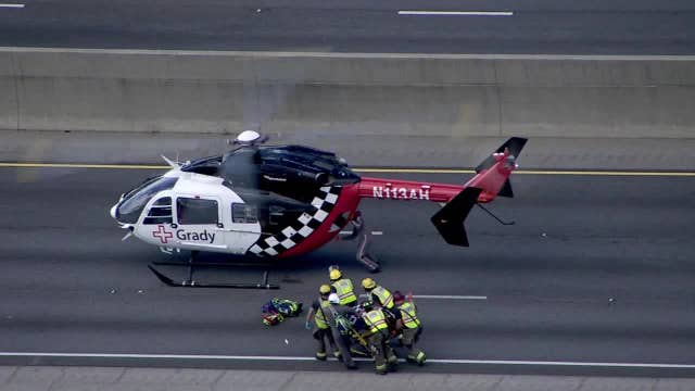 High-speed motorcycle chase on I-20 leaves rider hospitalized