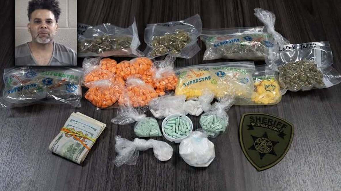 Man faces 10 drug charges following narcotics bust in Whitfield County