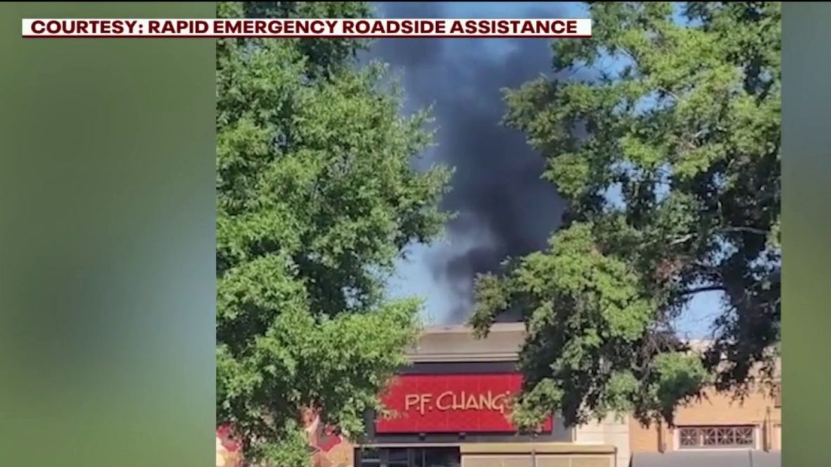 Fire sends massive plume of black smoke over Perimeter Mall