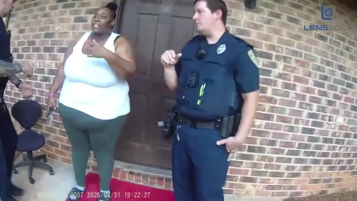 Bodycam video captures mother’s arrest after golf club attack