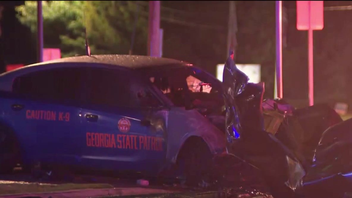 Georgia trooper involved in overnight DeKalb County crash