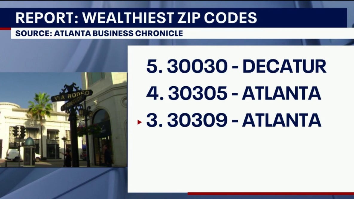 Atlanta's wealthiest ZIP codes are probably where you think
