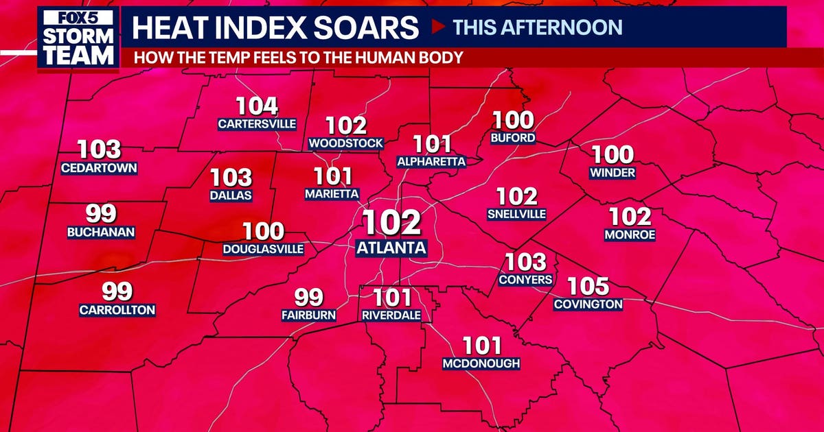 Heat surges in North Georgia before cooler air moves in for Labor Day