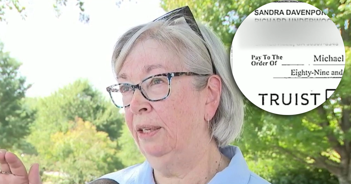 Woman warns neighbors after alleged thief alters mailed utility check