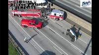 I-285 South lanes clear at South Atlanta Road following rollover crash
