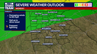 North Georgia weather: Cold front brings rain and 50-degree lows