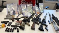 Over 100,000 fake pills and 13 guns found inside Monroe home
