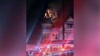 Maple Street Mansion catches fire after lightning strike