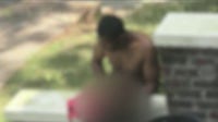Man caught on camera allegedly exposing himself on Atlanta woman's porch