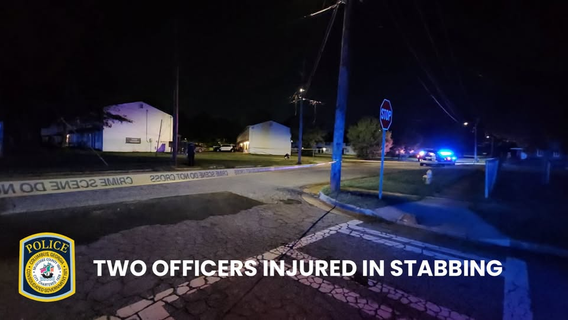 Woman stabs two Columbus police officers after dispute, officials say