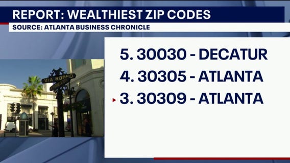 Atlanta's wealthiest ZIP codes are probably where you think