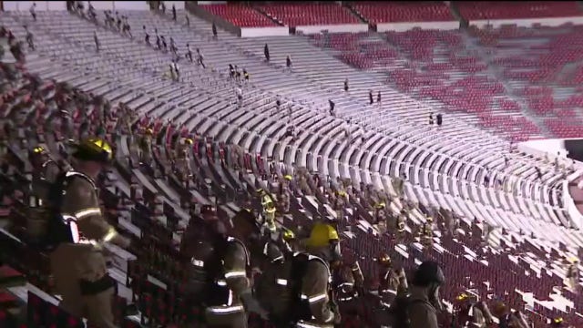 Sanford Stadium stair climb honors 9/11 victims