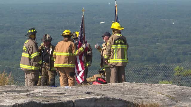 Participants conquer steep trail in full gear to honor 9/11 victims