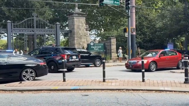 2 arrested, 1 on the run after shots fired at Piedmont Park, police say
