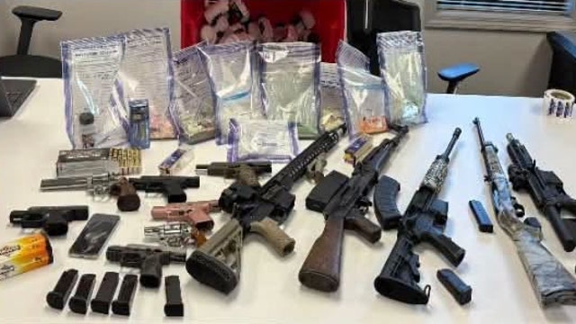 Over 100,000 fake pills and 13 guns found inside Monroe home