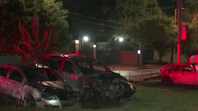 Several vehicles found burned near Atlanta's Old Fourth Ward