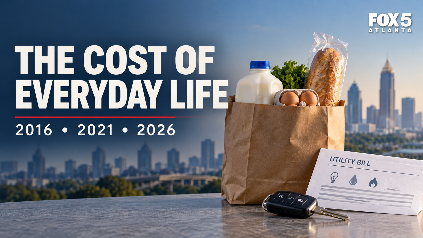 How Atlanta’s everyday costs compare with 5 and 10 years ago